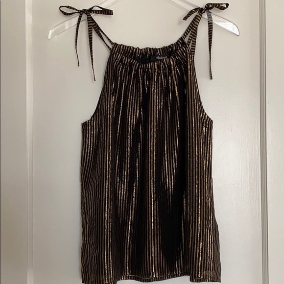 Madewell Metallic Striped Cami - Picture 4 of 8